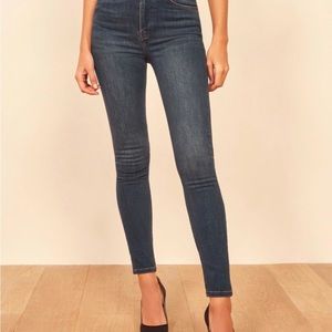 Reformation Harper Neris Organic Cotton Blend High Rise Skinny Jeans 29